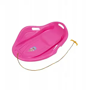 Children's Sled Marmat MASkarC-17 pink — plastic snow sled, load capacity 30 kg