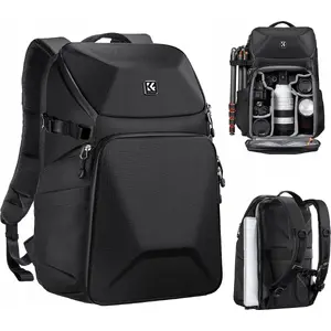 Camera backpack K&F Concept KF13.144 20L — black, photography daypack