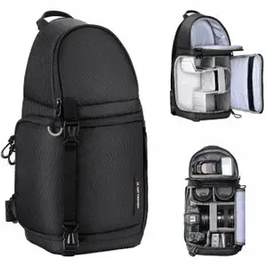 Camera backpack K&F Concept Beta Messenger 10 L, black, compact photo bag