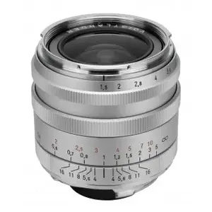 Rangefinder lens Voigtlander Nokton 28mm f/1.5 for Leica M — silver