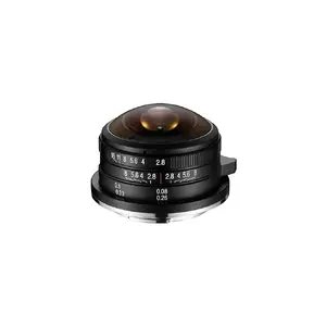 Plaša leņķa fisheye objektīvs Venus Optics Laowa 4mm f/2.8 Micro Four Thirds, tuvākais fokuss 0,8 m, 135 g