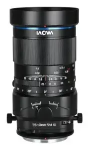 Makro Tilt-Shift objektīvs No name Laowa 100mm f/2.8 1:1 priekš Fujifilm GFX, 77 mm filtrs, 0.32 m tuvākais fokus