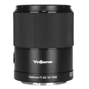 Objektīvs Yongnuo YN-50MM F1.8Z DF DSM — 50 mm F1.8 fiksēts objektīvs priekš Nikon Z, 11 elementi/8 grupas, filtrs 68 mm, garums 87 mm, palielinājums 0.15×, melns