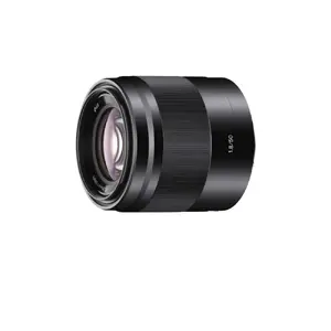 Prīm-objektīvs Sony SEL50F18 priekš MILC, 50 mm f/1.8, 49 mm filtrs, tuvākā fokusēšanās 0,39 m, bajonets