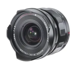 Super wide lens Voigtländer 15mm F4.5 for Sony — 11 elements/9 groups, 0.3 m close focus, 58 mm filter, 62.3 mm length