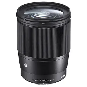 Wide lens SIGMA 16mm F1.4 DC DN | C for MILC, Nikon mount, 67 mm filter, 94.3 mm length