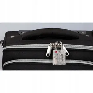 Padlock for luggage TSA DUNLOP combination travel lock blue