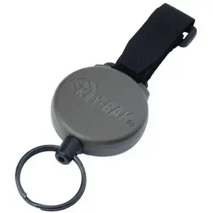 Retractor key reel F-SECURE Green SecurIt 48" (122 cm) — retractable tether for keys and small tools
