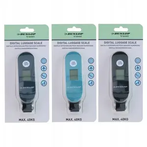 Digital luggage scale DUNLOP up to 40 kg, turquoise