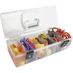 Luggage strap set Usorteret 16 pcs., adjustable travel straps for suitcases and bags
