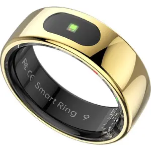 Smart Ring Powerton PRO, size 8, stress measurement, heart rate, sleep monitoring, gold
