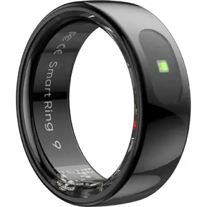 Smart Ring Powerton PRO — black, stress and heart-rate monitoring, sleep tracker, size 12