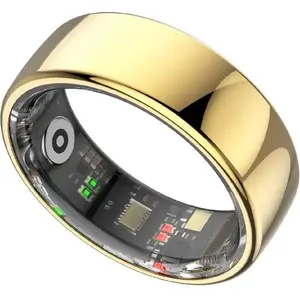 Smart Ring Powerton PRO — size 13, stress measurement, heart rate, sleep monitoring (gold)