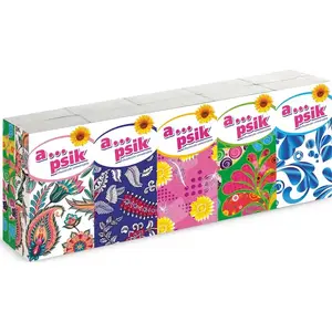 Hygienic tissues apsik 10 packs × 9 sheets portable pocket tissues