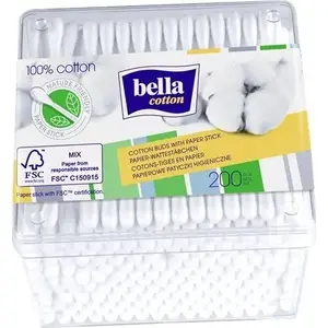Ватные палочки Bella 200 шт — Bella Patyczki kosmetyczne 200 szt
