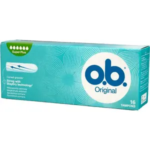 Тампоны O.B. Original Super Plus, 16 шт — внутривлагалищные, повышенная впитываемость