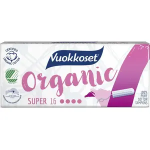 Тампоны Vuokkoset Super — упаковка 16 шт., обычная впитываемость