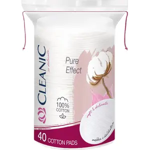 Косметические ватные диски CLEANIC Pure Effect овальные 40 шт в упаковке