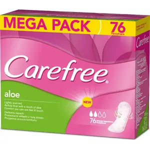 Ikdienas ieliktņi Carefree Breath Aloe, 76 gab. — Carefree
