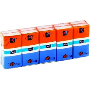 Tissues Bella 3-ply disposable facial tissues pack 10 x 10 pcs