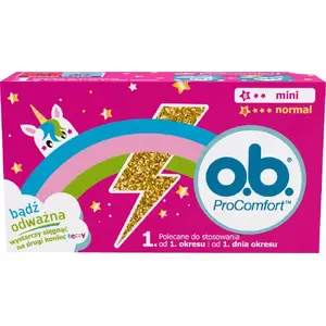 Тампоны O.B. ProComfort Mini и Normal 16 шт. (8 Mini + 8 Normal) — O.B.