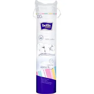 Косметические ватные диски Bella 120 шт. — для мягкого очищения и снятия макияжа