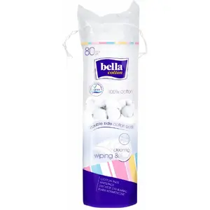 Cotton Cosmetic Pads Bella Round 80 pcs - Bella Cotton BC082O080014
