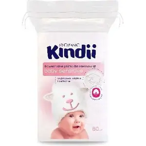 Ватные диски CLEANIC Baby Sensitive 60 шт. — мягкие косметические диски для детской кожи