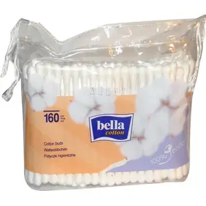 Гигиенические ватные палочки Bella Cotton 160 шт, двусторонние для личной гигиены