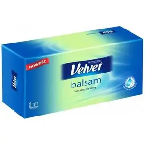 Paper tissues Velvet Balsam universal 3-ply 70 pcs