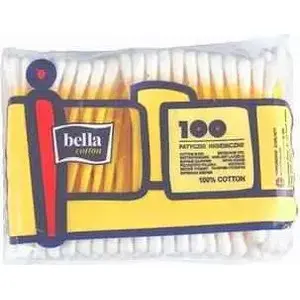 Ватные палочки Bella EC912, фольгированная упаковка, 100 шт