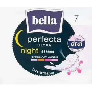 Higiēniskās paketes Tzmo Perfecta Ultra Night — 7 gab., nakts aizsardzība