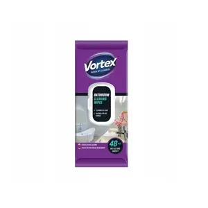 Влажные салфетки ColorWay Vortexfor Bathroom, упаковка 48 шт.