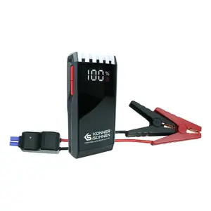 Jump starter Könner & Söhnen KS JS-1000, portable battery starter, peak 1000 A, charging time 5 h, black