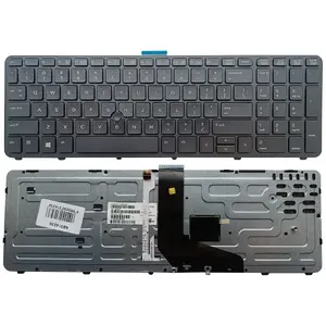 Laptop Keyboard HP ZBook 15 G1/G2 with backlight and TrackPoint, US layout
