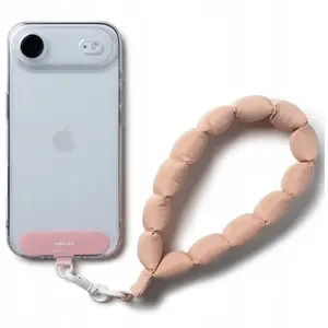 Ringke Holder & Puffer Hand Strap Floral Pink — handheld phone strap and grip accessory