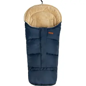 Детский спальный мешок Sensillo Combi 3-в-1 Minky — navy/beige, регулируемый для коляски и кроватки