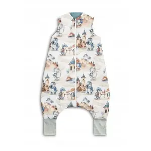Конверт Sensillo Śpiworek Ocieplany XL Smoki Jeans TOG 2.5 - утеплённый спальный мешок для ребёнка, XL, TOG 2.5