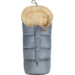 Конверт Sensillo ŚPIWOREK COMBI 3w1 MINKY – графит/бежевый, 3 в 1 детский спальник