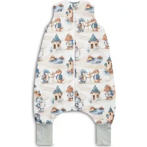 Спальный мешок для детей Sensillo Śpiworek do Spania XL Smoki Jeans TOG 1.0 — размер XL, TOG 1.0