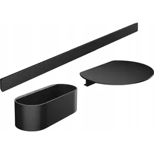 Bathroom accessory set NoNe WallStoris model 27966670 matte black
