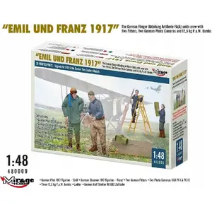 Пластиковая модель TEKA WWI Emil & Franz 1917 1:32 — сборная масштабная модель