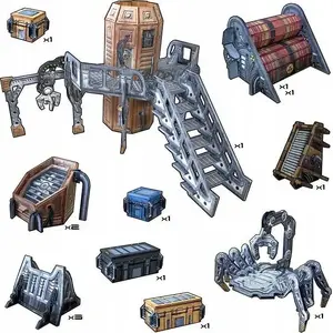 Galda kara spēļu apvidus komplekts Battle Systems Ltd BattleSystems: Engineering Sector