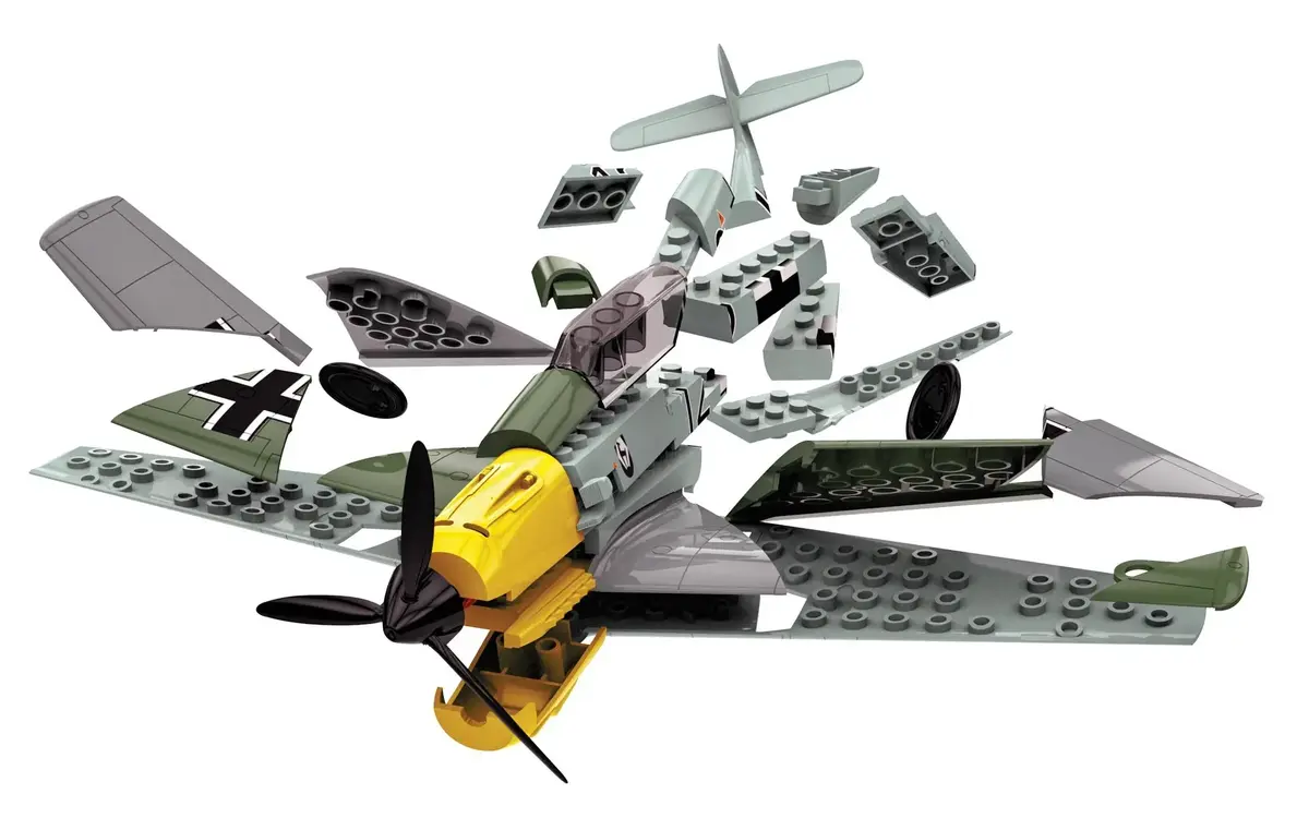 Сборная модель Airfix Quick Build Messerschmitt Bf109e Photo 8