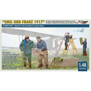 Модельный набор TEKA WWI Załoga jednostek FAA Emil&Franz 1917 масштаб 1:48