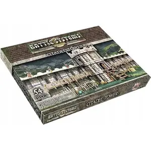 Ainava Battle Systems Ltd Citadel Tower galda karešu spēlēm, modulāra sveķu/plastmasas ēka