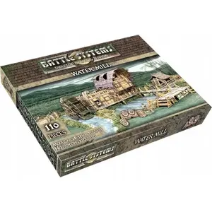 Terrain Model Battle Systems Ltd BattleSystems Water Mill — tabletop wargaming terrain piece