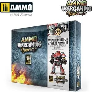 Weathering for Combat Armour set – VALLEJO Wargaming Universe 03 (weathering pigments and effects)