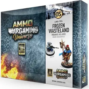 Akrila krāsu komplekts VALLEJO Wargaming Universe 05 Frozen Wasteland - Mroźne wrzosowiska