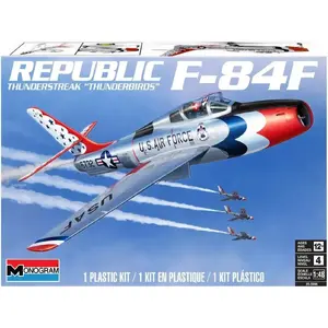 Plastmasas modelis REVELL lidmašīna F-84F Republic, mērogs 1:48, komplekts salikšanai
